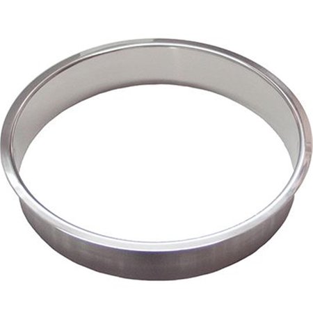 HD DECO 12 x 2 in. Polished Trash Grommet, Stainless Steel HD2130824
